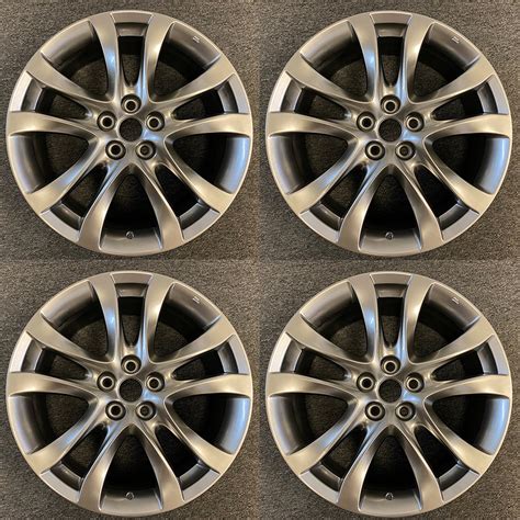 Set Of 4 19 19x75 Alloy Wheels For Mazda 6 2014 2017 Hyper Silver Oem