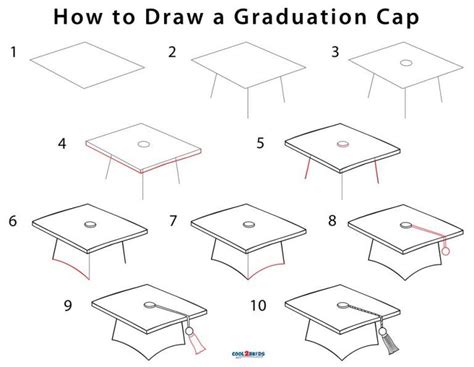 Drawing Cool2bkids Graduation Cap Drawing Graduation Drawing Cap