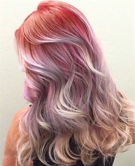 Pastel Ombre Dyed Hair Color Thefreshestnailart Pastel Hair