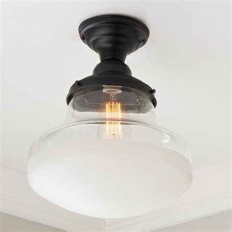 Place this fixture in a living room or pair it up going down a long hallway for a unified look. Retro Frosted Glass Ceiling Light - Shades of Light