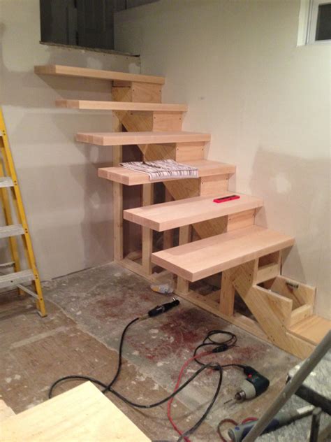 How To Build Floating Stairs Step By Step Handy Father Llc