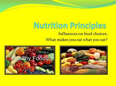PPT - Nutrition Principles PowerPoint Presentation, free download - ID