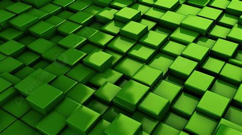 Background Illustration Of 3d Blocks In Diagonal Green Pattern Green
