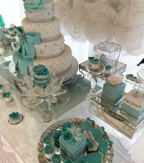 The celebrant will love it! Tiffany Quinceañera Party Ideas | Tiffany blue weddings, Tiffany wedding, Tiffany birthday party
