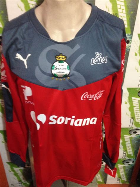 Santos con su clásico jersey verdiblanco. Jersey Santos Laguna Puma 100%original Portero Profesional ...