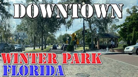 Winter Park Florida 4k Downtown Drive Youtube