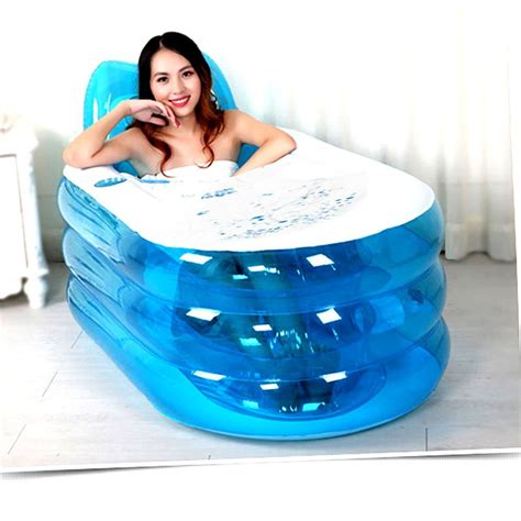See more ideas about portable bathtub, bathtub, tub. New Foldable Durable Adult SPA Inflatable Bath Tub with ...