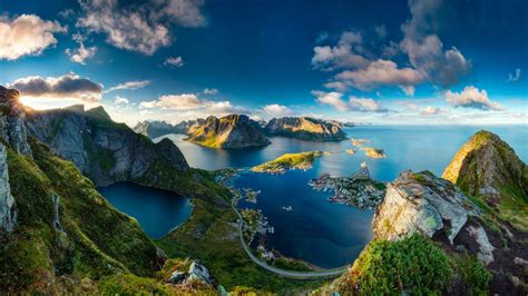 Reinebringen Norway Stunning Landscape Wallpaper