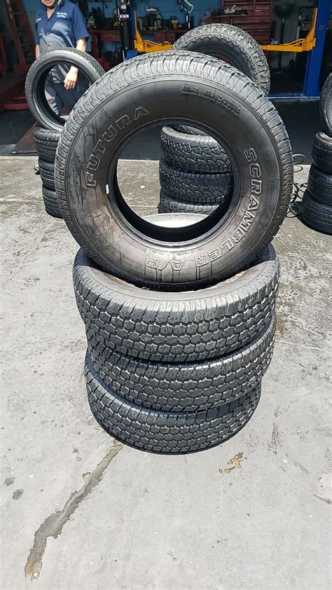 Great set of tires for the price, i have purchased two sets of these and now have them on both of my jeeps, good in snow and mud and ride good on the highway they are a bit stiff when below zero temperatures hit here in the u.p. 16"inch tires 265/75/16 FUTURA SCRAMBLER A/P for Sale in ...
