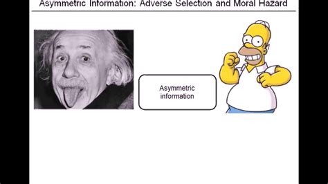 Moral hazard is the risk that a party has not entered into a contract in good faith or has provided misleading information about its assets, liabilities, or credit capacity. Asymmetric Info: Adverse Selection & Moral Hazard - YouTube