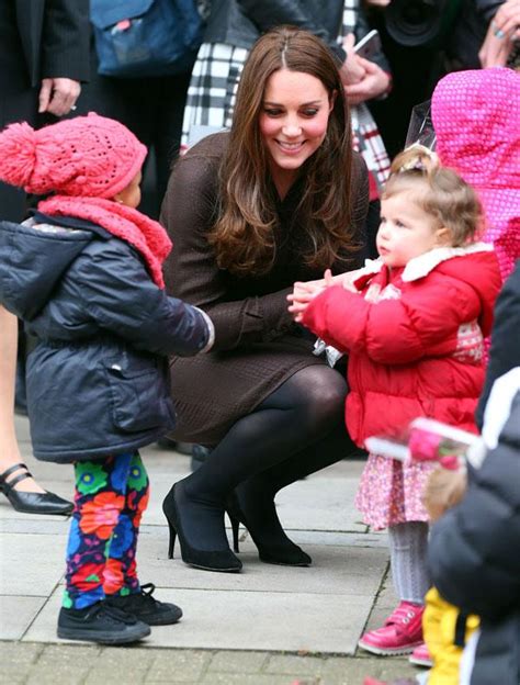 Pregnant Kate Middleton Shows Off Her Baby Bump In 75 Dress