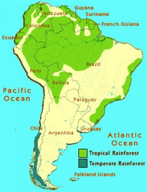 Map Of Brazil Rainforest