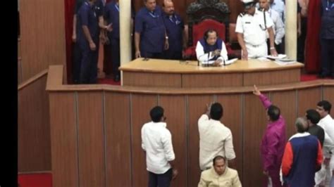 Odisha Assembly Adjourned After Protests Over Speakers Media Ban