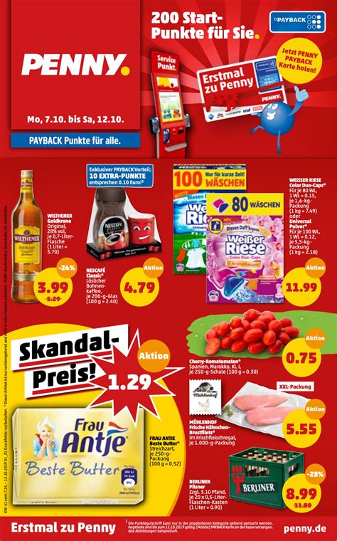 In dem prospekt von penny finden sie jede woche verlockende angebote aus den bereichen textilien, elektroartikel und haushaltswaren, die in den märkten auf sie warten. Penny Aktueller Prospekt 07.10 - 12.10.2019 - jedewoche ...