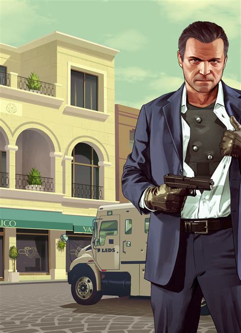 840x1160 Grand Theft Auto V Michael De Santa Gta 840x1160 Resolution