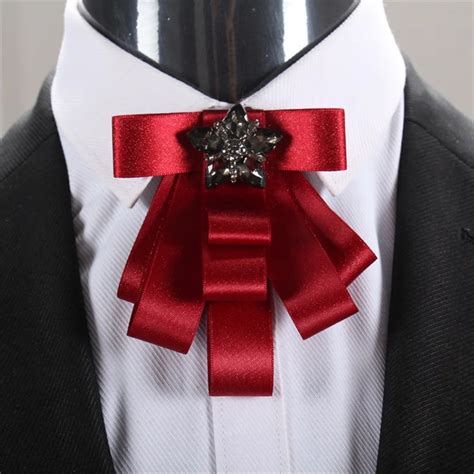buy mantieqingway cravate wedding party solid bowties neckwear romantic mens