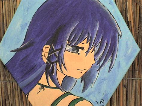 Painted Anime Girl By Petmonkey0 On Deviantart