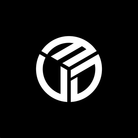 Mvd Letter Logo Design On Black Background Mvd Creative Initials