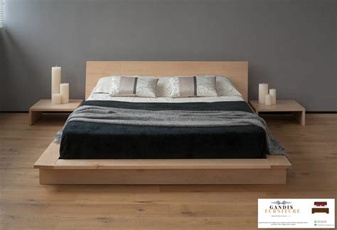 Tempat tidur minimalis jepang ini secara khusus di vernis atau dilapisi dengan bahan yang aman yaitu waterbase. tempat tidur lantai minimalis ala jepang | Dipan Lantai 2021 - Gandis Furniture Jepara