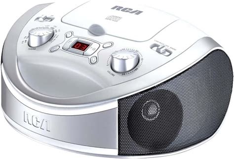Rca Rcd331wh Portable Cd Player With Amfm Radio White Amazonca