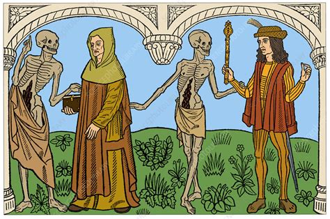 Danse Macabre 1485 Stock Image C0333965 Science Photo Library