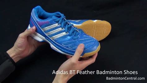 Adidas Bt Feather Badminton Shoes First Look Youtube