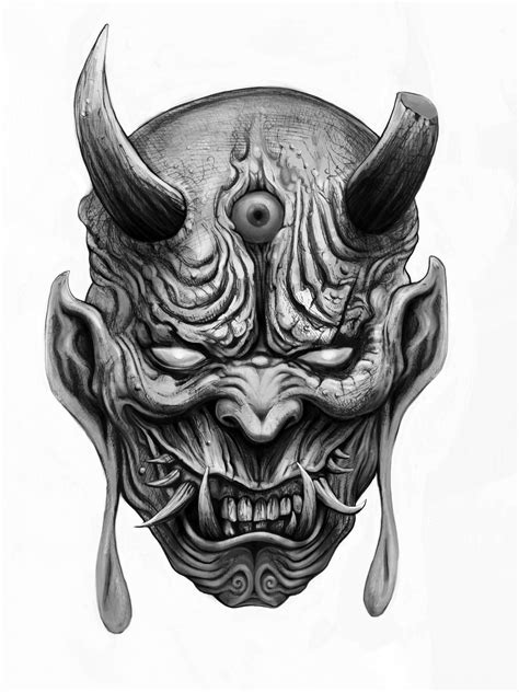 Samurai Mask Art Pin On Masks