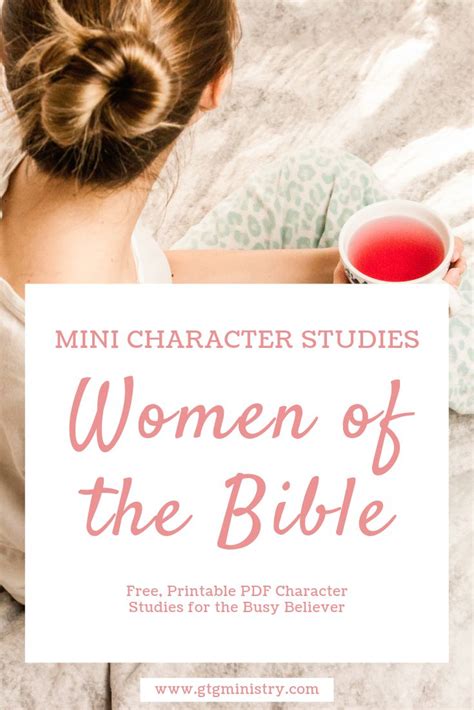 Get To Know The Women In The Bible With These Free Printable Pdf Mini