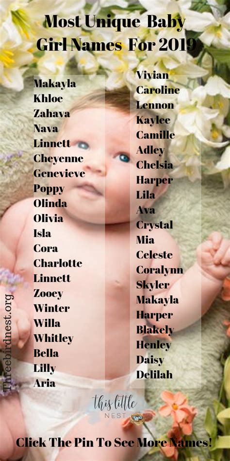 25 Insanely Beautiful Unique Baby Girl Names That Are Rising In
