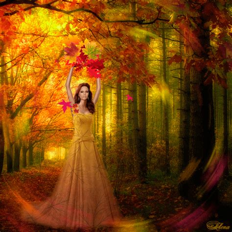 Женщина Осень Картинки Красивые Гифки telegraph