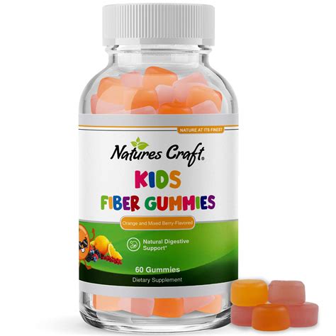 Kids Fiber Gummy Prebiotics Supplement Soluble Fiber Gummies For Kids