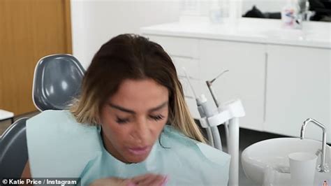 Katie Price Spits Out Her Old Teeth As She Gets Her Veneers Replaced In