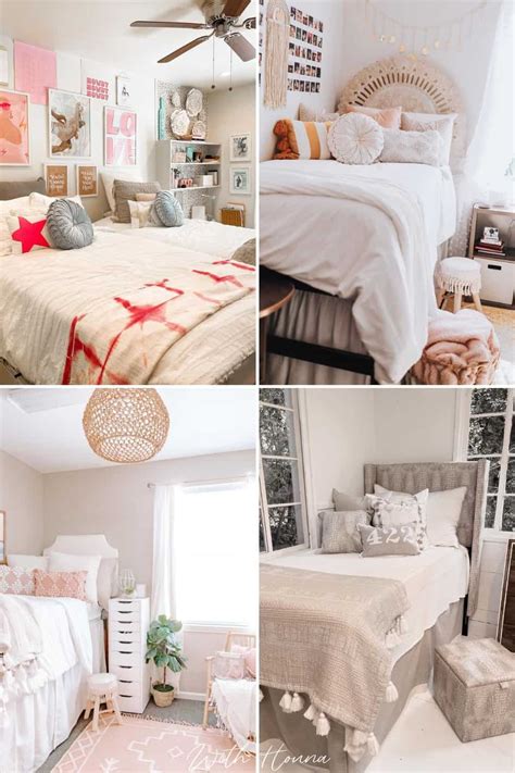 35 Aesthetically Pleasing Dorm Room Ideas For Girls Youll Love With Houna