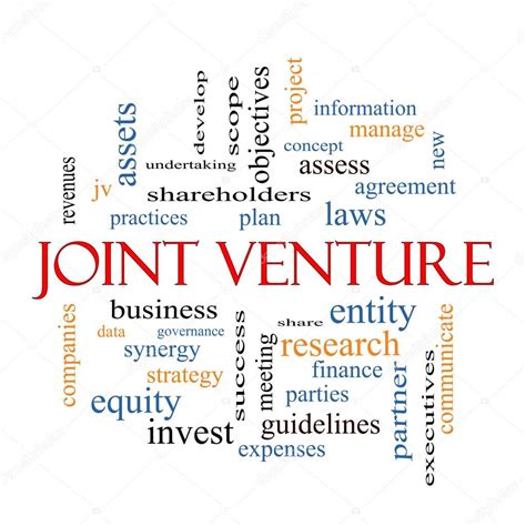 Joint Venture Word Cloud Concept — Stock Photo © Mybaitshop 46064069
