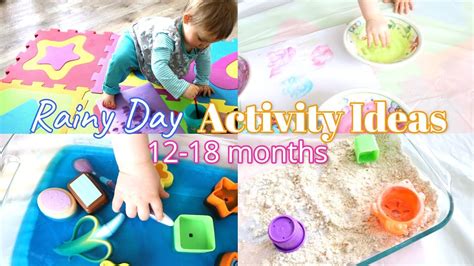 Rainy Day Activity Ideas For 12 18 Months Fine Motor And Sensory