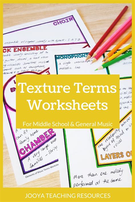 This has always been an excellent way to. Elements of Music Worksheet Activities - Texture in 2020 | General music classroom, Lessons ...