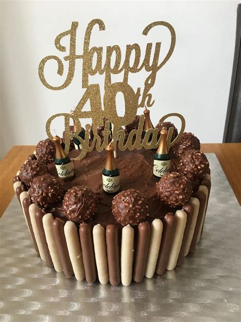 40th Birthday Cake Easyboybirthdaycakes 40th Birthday Cakes 40th
