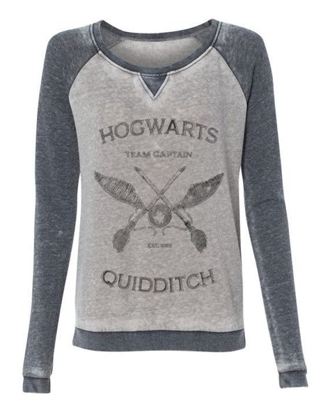 Harry Potter Hogwarts Quidditch Team Captain Super Soft Burnout Style