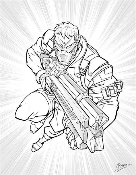 Coloring pages is a great solution for both parents and children. Fan art spotlight - July 14th 2017 - Overwatch | Metabomb ...