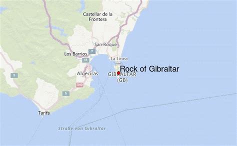 Rock Of Gibraltar Map Map Of The Usa With State Names