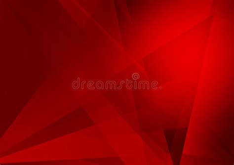 Red Color Geometric Modern Background Design Vector Illustration Stock