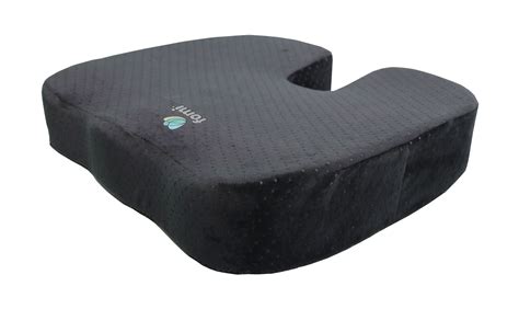 buy extra thick coccyx orthopedic memory foam seat cushion by fomi care black large cushion for