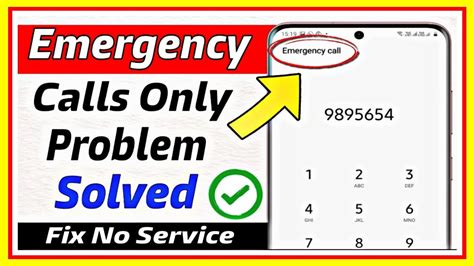 How to fix emergency calls only android | emergency calls only