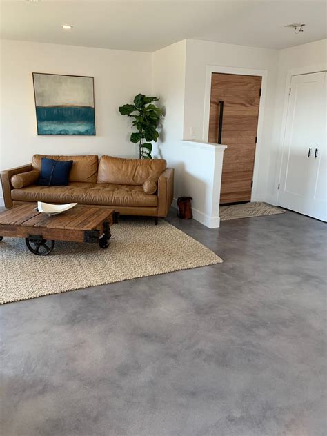 Painted Concrete Living Room Floors Concrete Floor Paint Colors Indoor