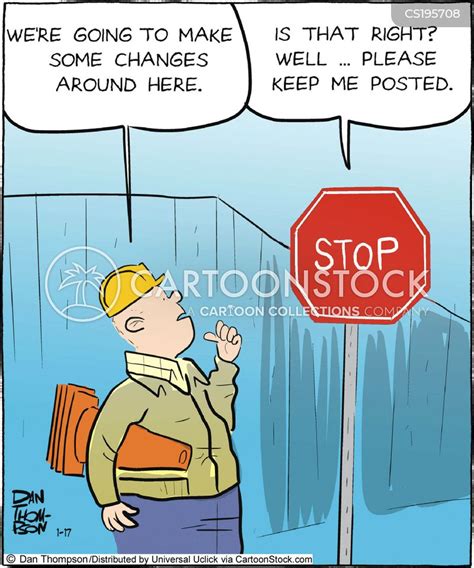 Stop Sign Cartoons And Comics Funny Pictures From