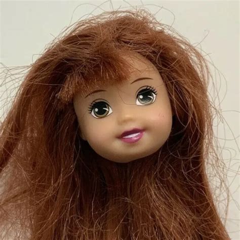 4and Doll Head Only For Replacement Ooak Caucasian Redhead Cute Barbie