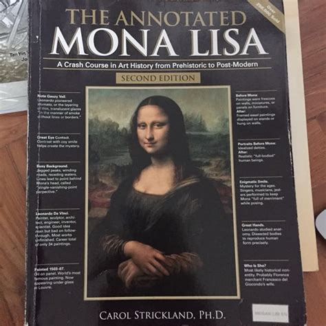 The Annotated Mona Lisa Books And Stationery Fiction On Carousell