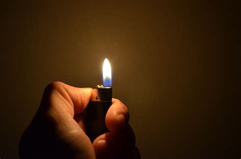 Lighter In Hand Free Stock Photo Public Domain Pictures