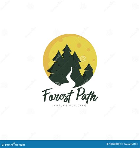 Forest Logo Vector Forest Logo Template Outdoor Logo Stock