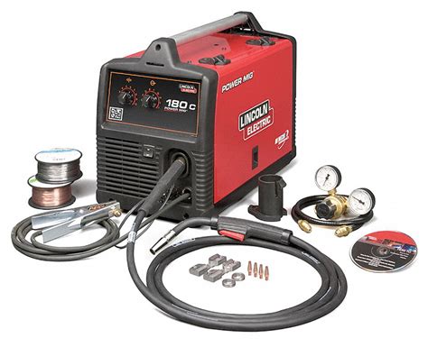 Lincoln Electric Mig Welder Power Mig 180c Migflux Cored Pack